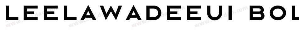 leelawadeeUI Bold字体转换
